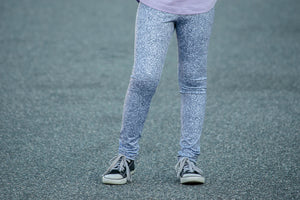 Winter Blue Sparkle Leggings (Baby + Youth)