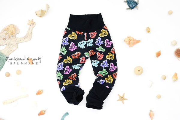 Watercolor Hallows Forever Fit Grow With Me Joggers - (Made To Order Custom) Custom Mto