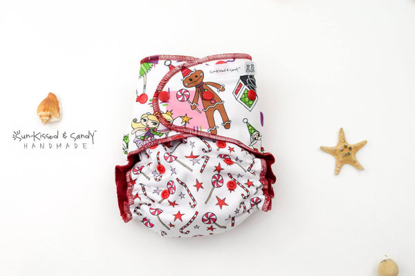 Primitive Christmas & Peppermint Swirl Os Ai2 (Rts) Diapers Trainers