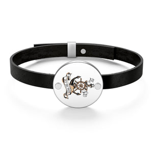 Truth Will Set You Free Leather Bracelet Silver Accessories