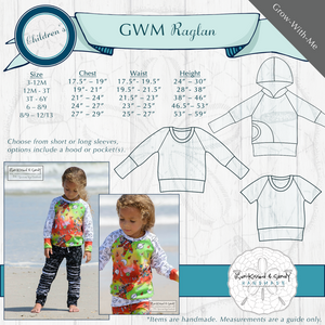 Euro / Creative Grow With Me Pullover (Children/youth) Styles & Size Charts