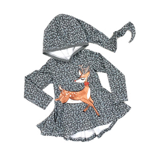 Reindeer Twirly Tunic w/ Fairy Hood