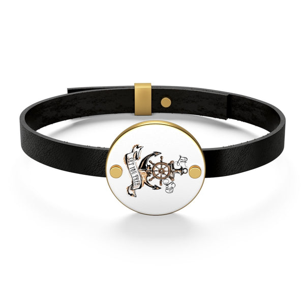 Truth Will Set You Free Leather Bracelet Golden Accessories