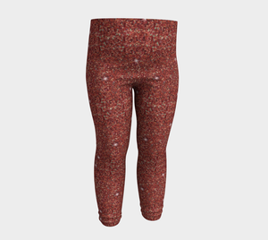 Rust Sparkle Leggings (Baby + Youth) Performance
