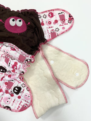 Little Pink Ooga Monster Os Ai2 Rts Diapers & Trainers